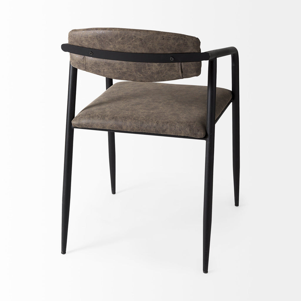 Langston Faux-Leather Dining Chair