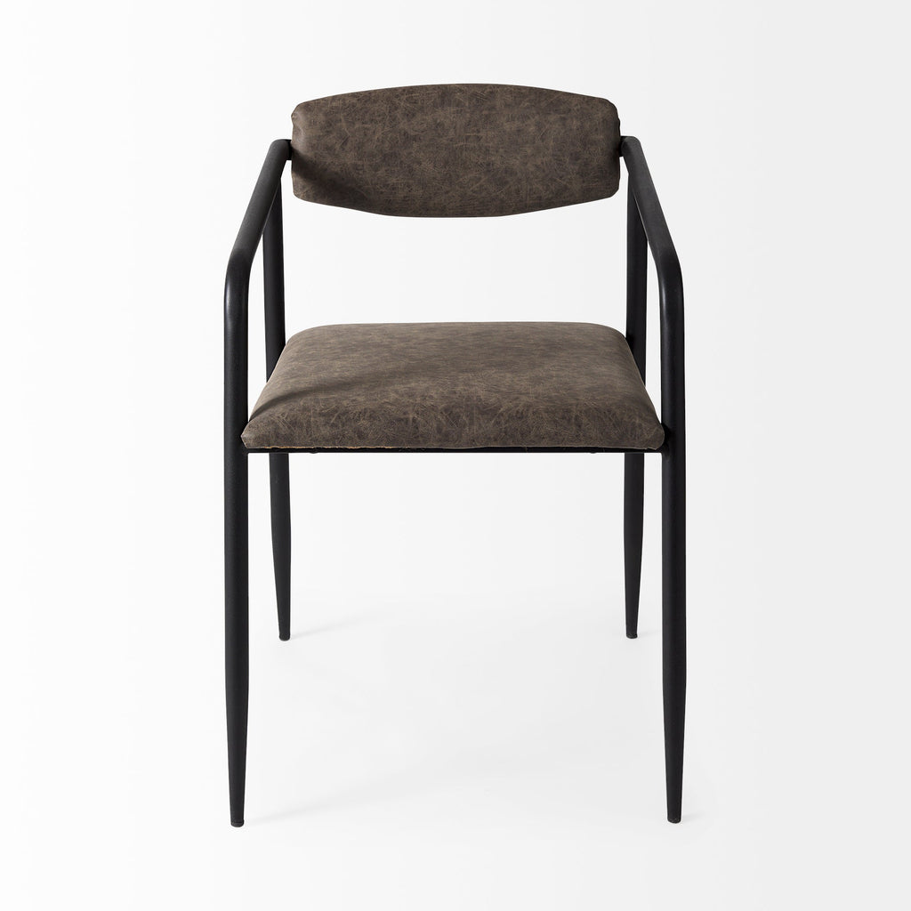 Langston Faux-Leather Dining Chair