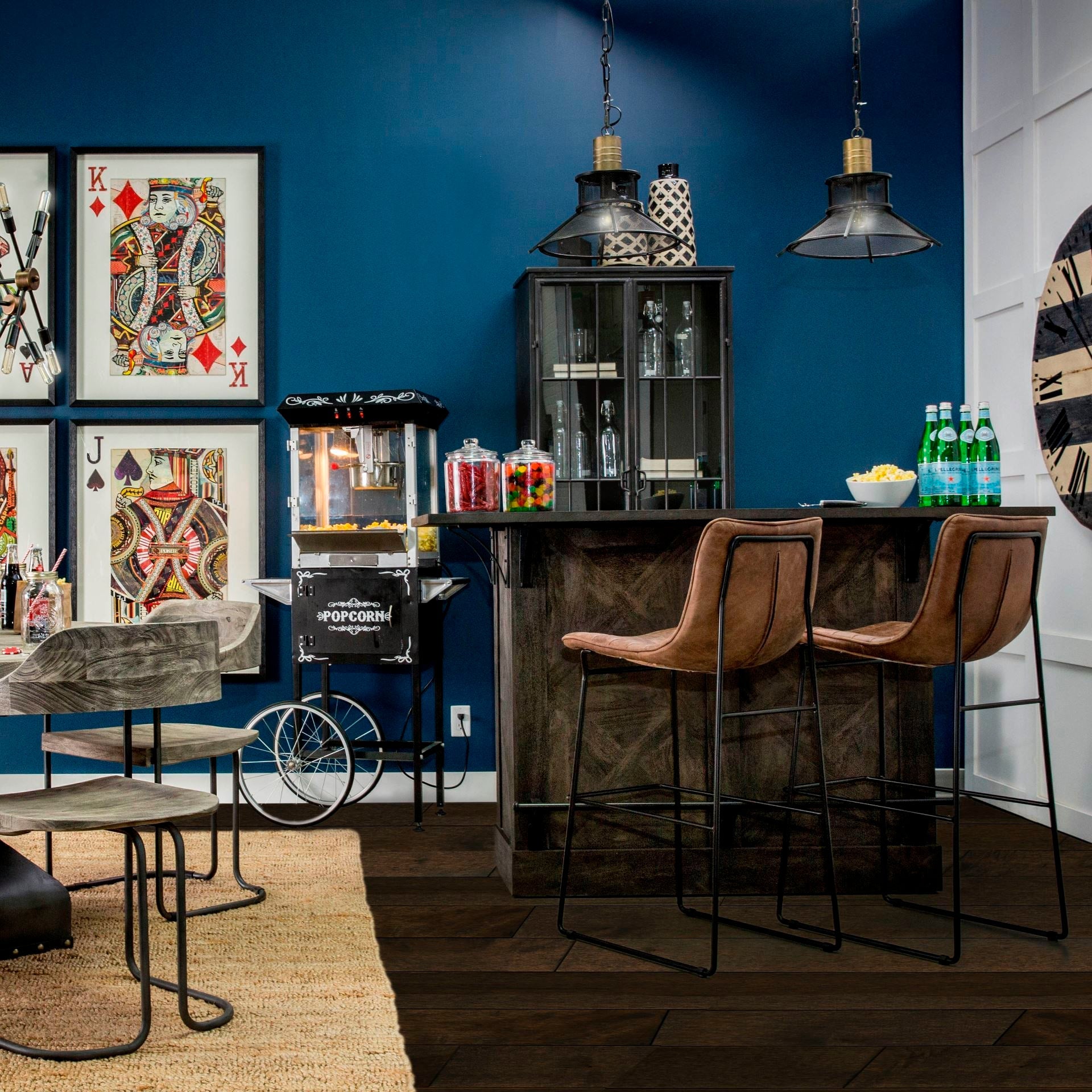 Meritt Leather Seat Bar Stool