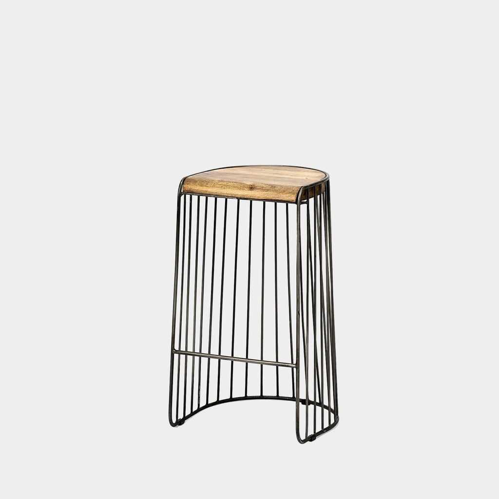 Seagram Wood Seat Bar/Counter Stool