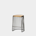 Seagram Wood Seat Bar/Counter Stool