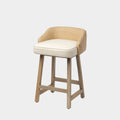 Monmouth Fabric/Jute Seat Counter Stool
