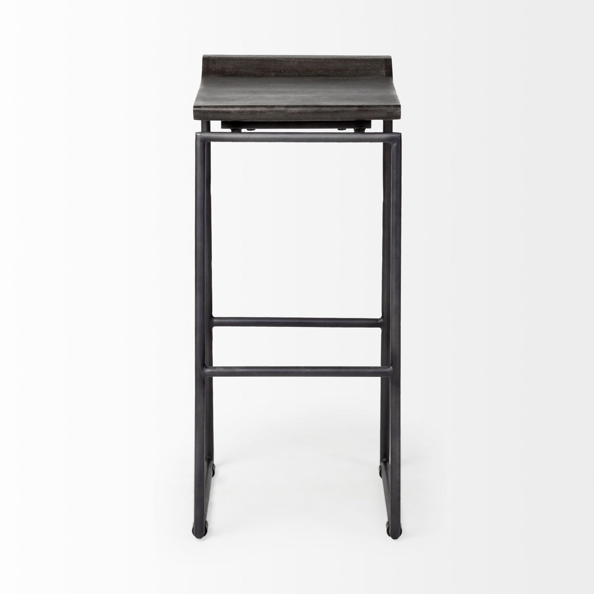 Givens Wood Seat Bar Stool