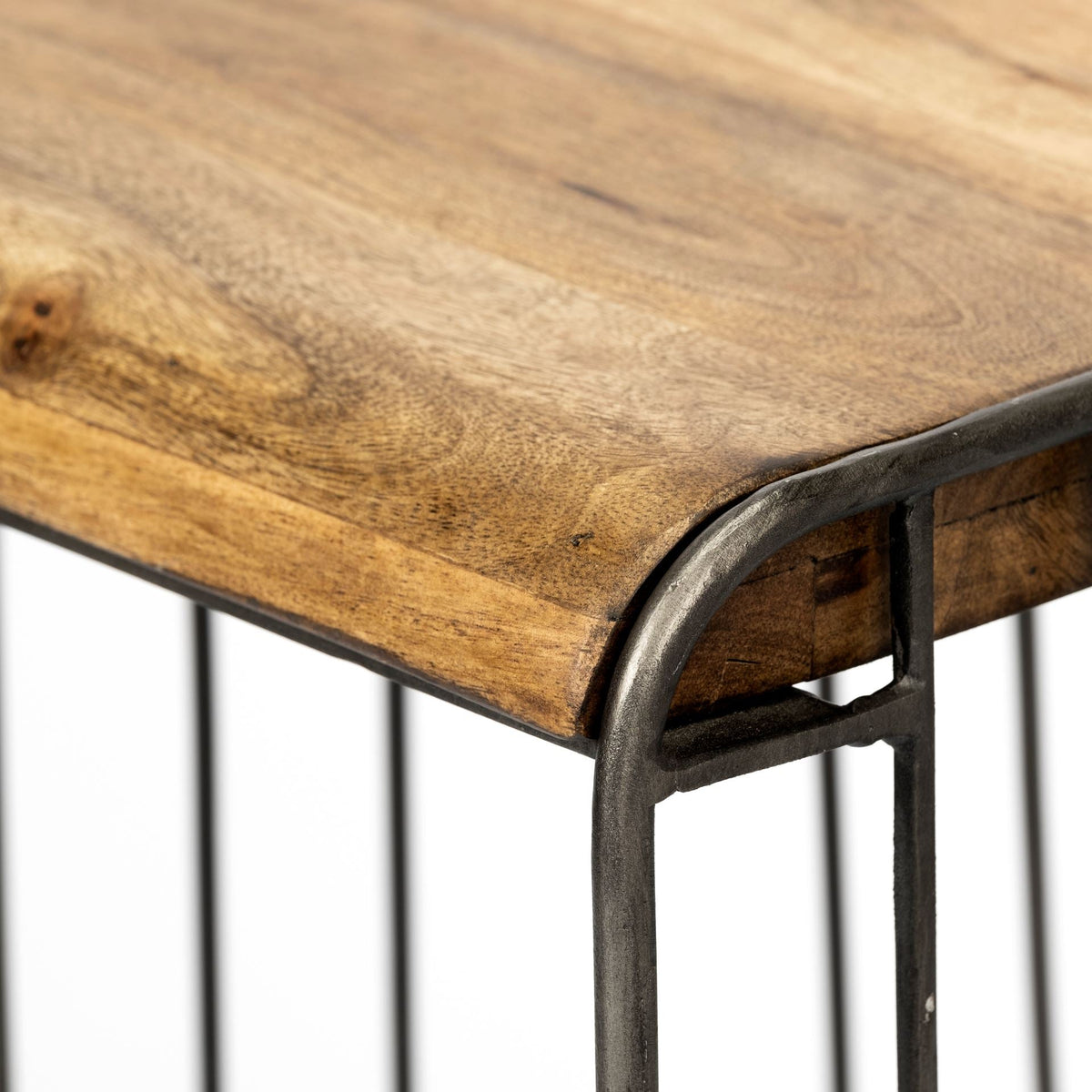 Seagram Wood Seat Bar/Counter Stool