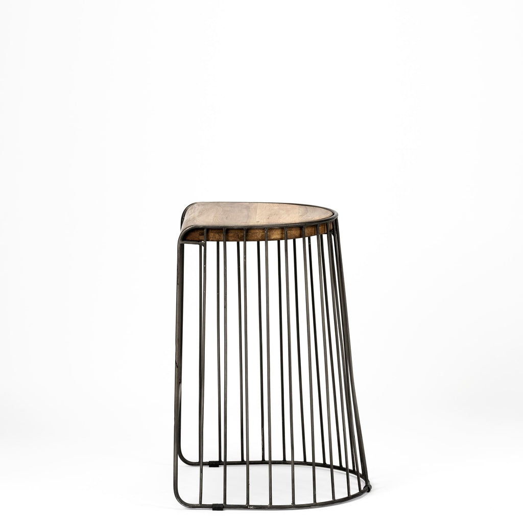 Seagram Wood Seat Bar/Counter Stool
