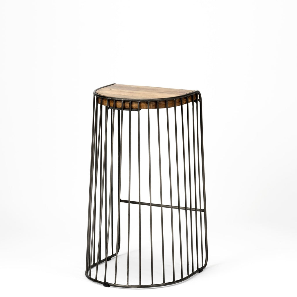 Seagram Wood Seat Bar/Counter Stool