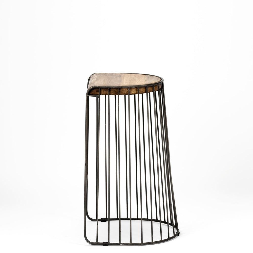 Seagram Wood Seat Bar/Counter Stool