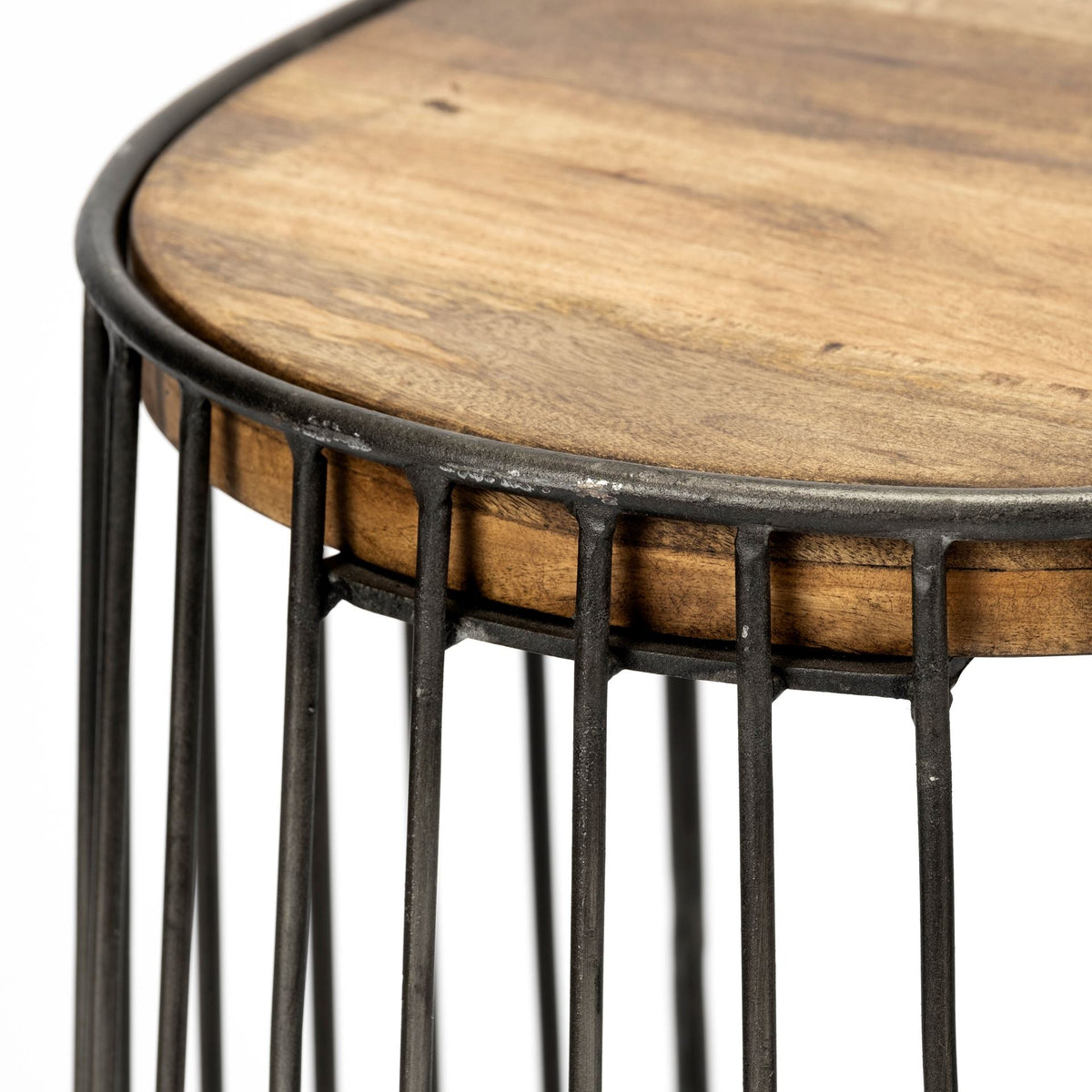 Seagram Wood Seat Bar/Counter Stool