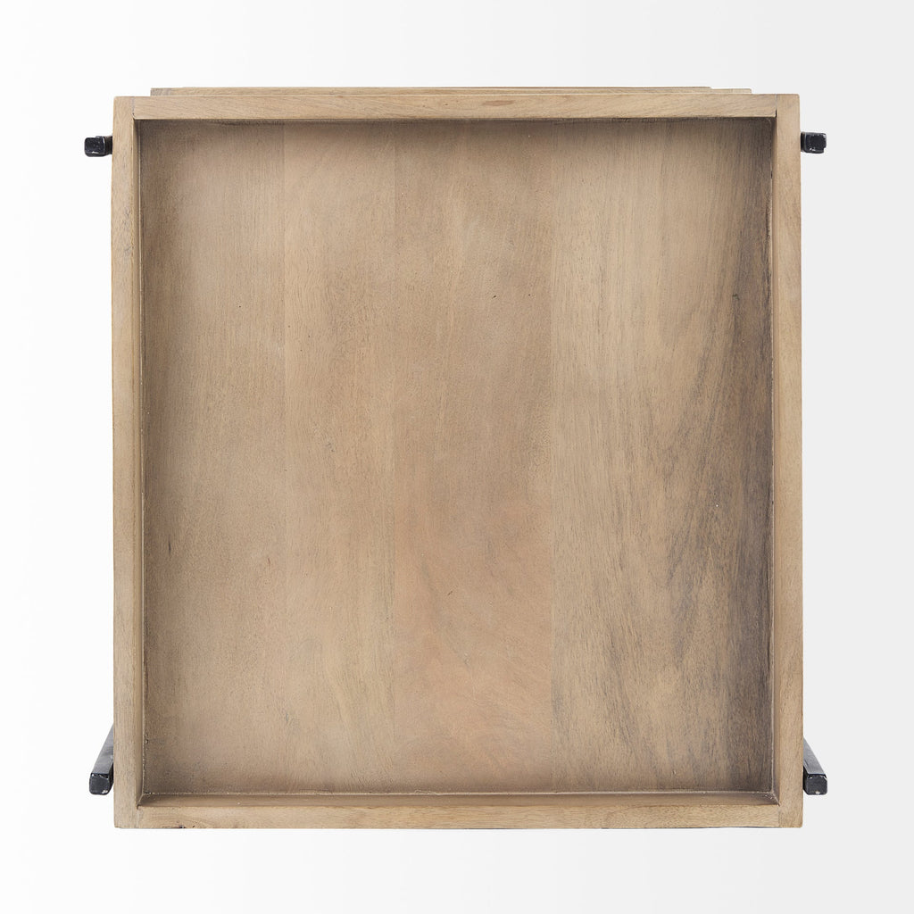 Trey Wood Accent Table
