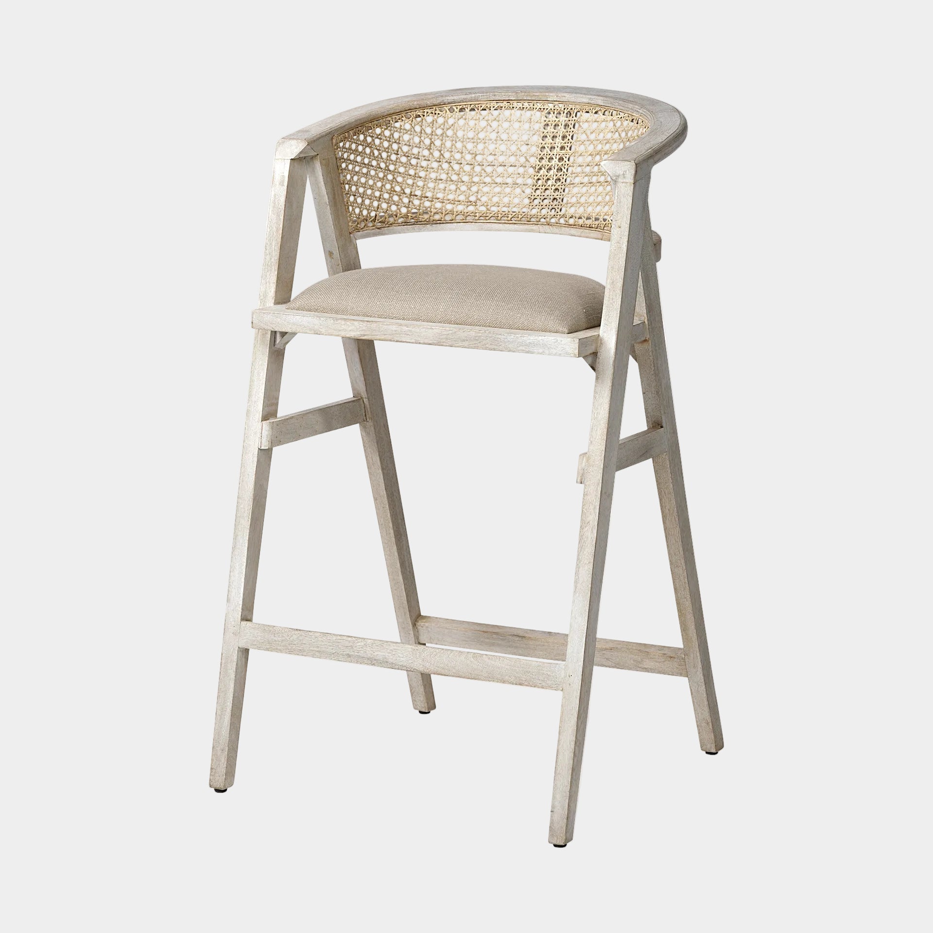 Tabitha Upholstered Seat Bar/Counter Stool