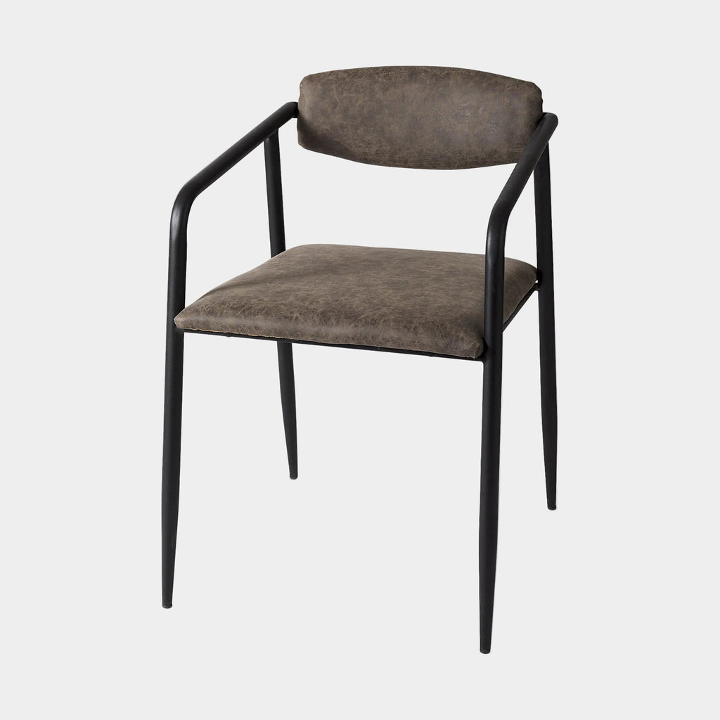 Langston Faux-Leather Dining Chair