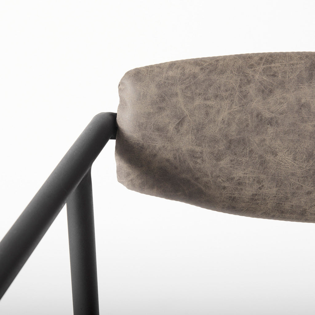 Langston Faux-Leather Dining Chair