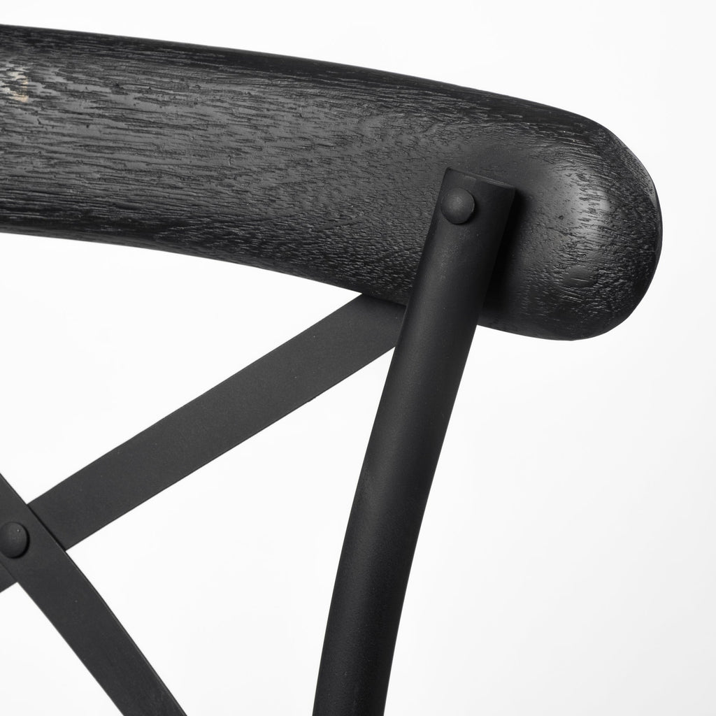 Etienne Wood Seat Bar/Counter Stool