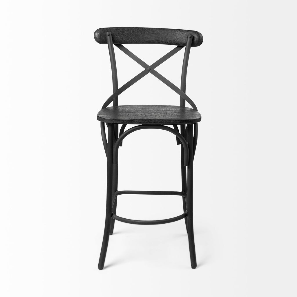 Etienne Wood Seat Bar/Counter Stool