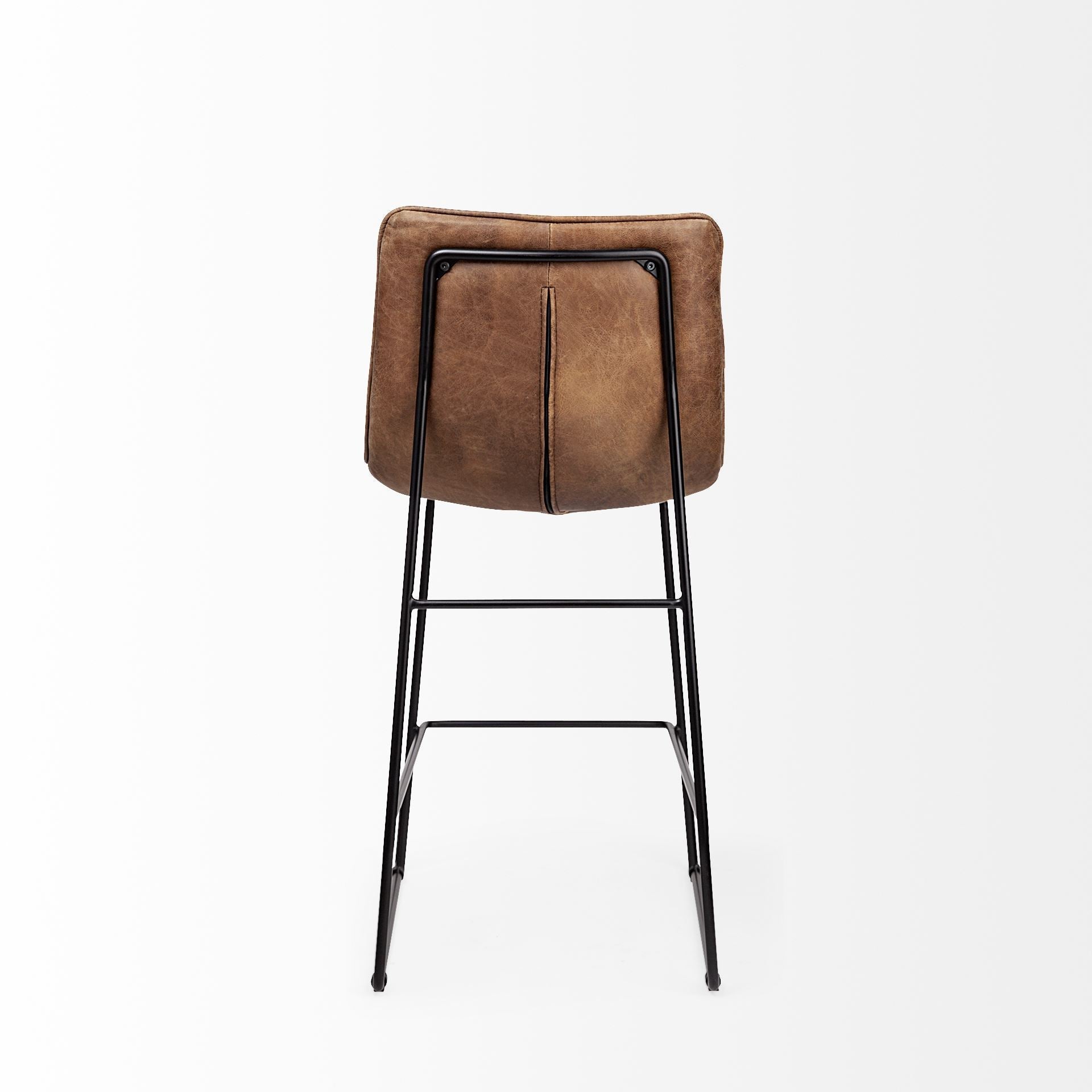 Meritt Leather Seat Bar Stool