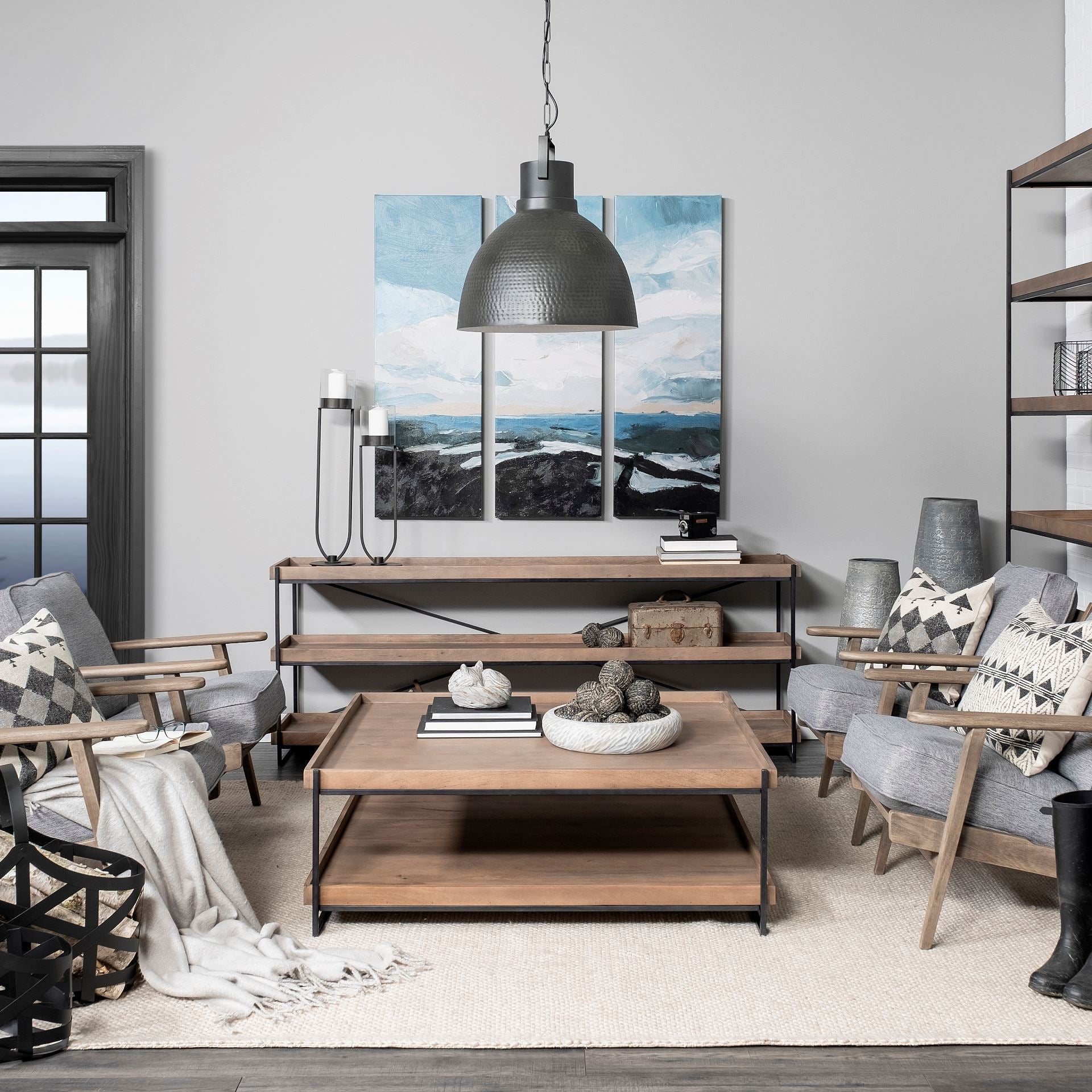 Trey Wood Console Table