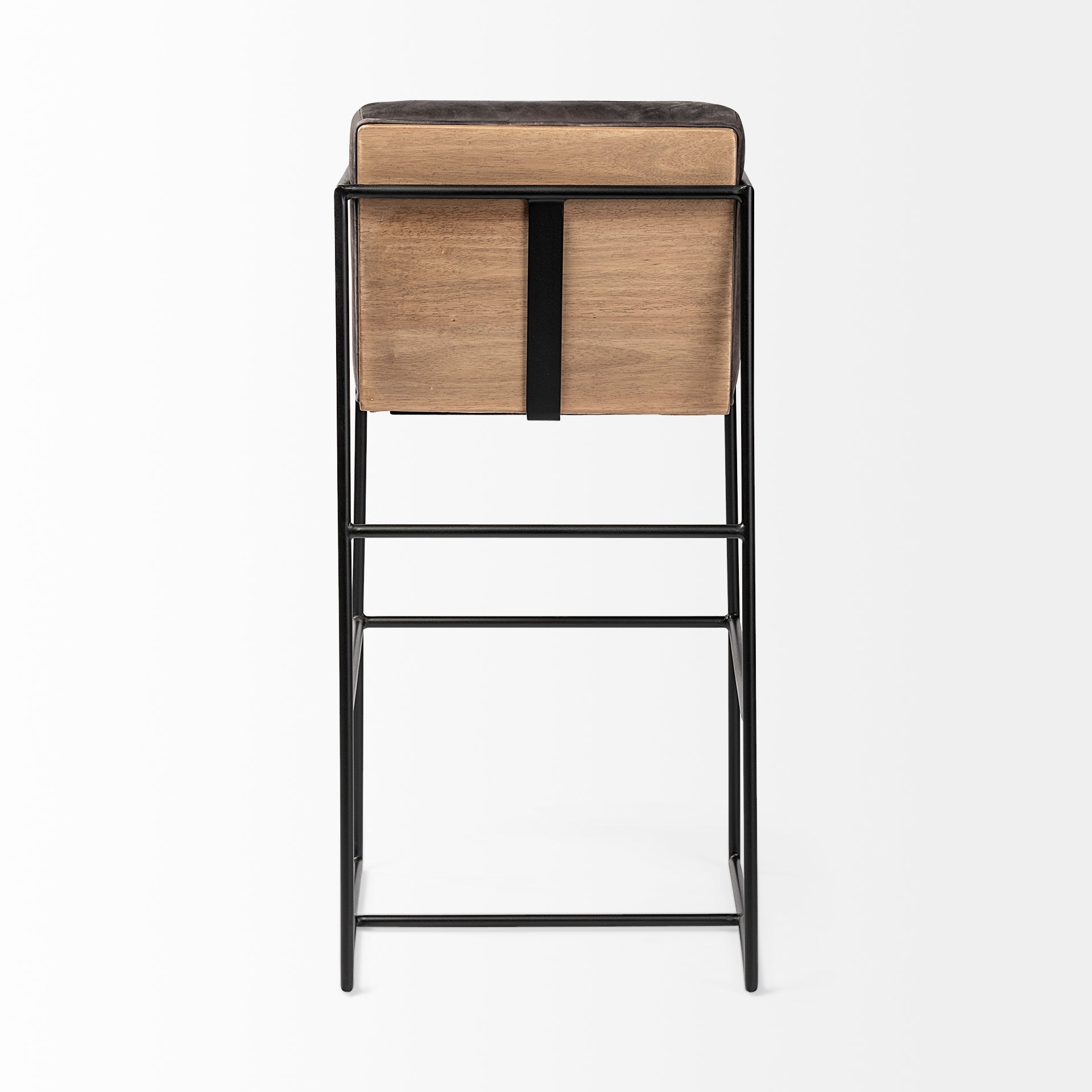 Stamford Leather Commercial-Grade Bar Stool