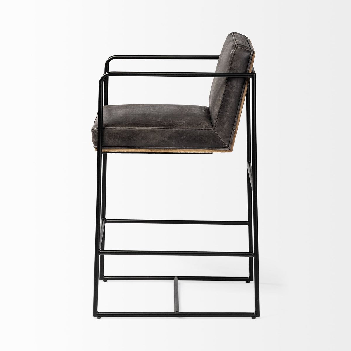 Stamford Leather Counter Stool
