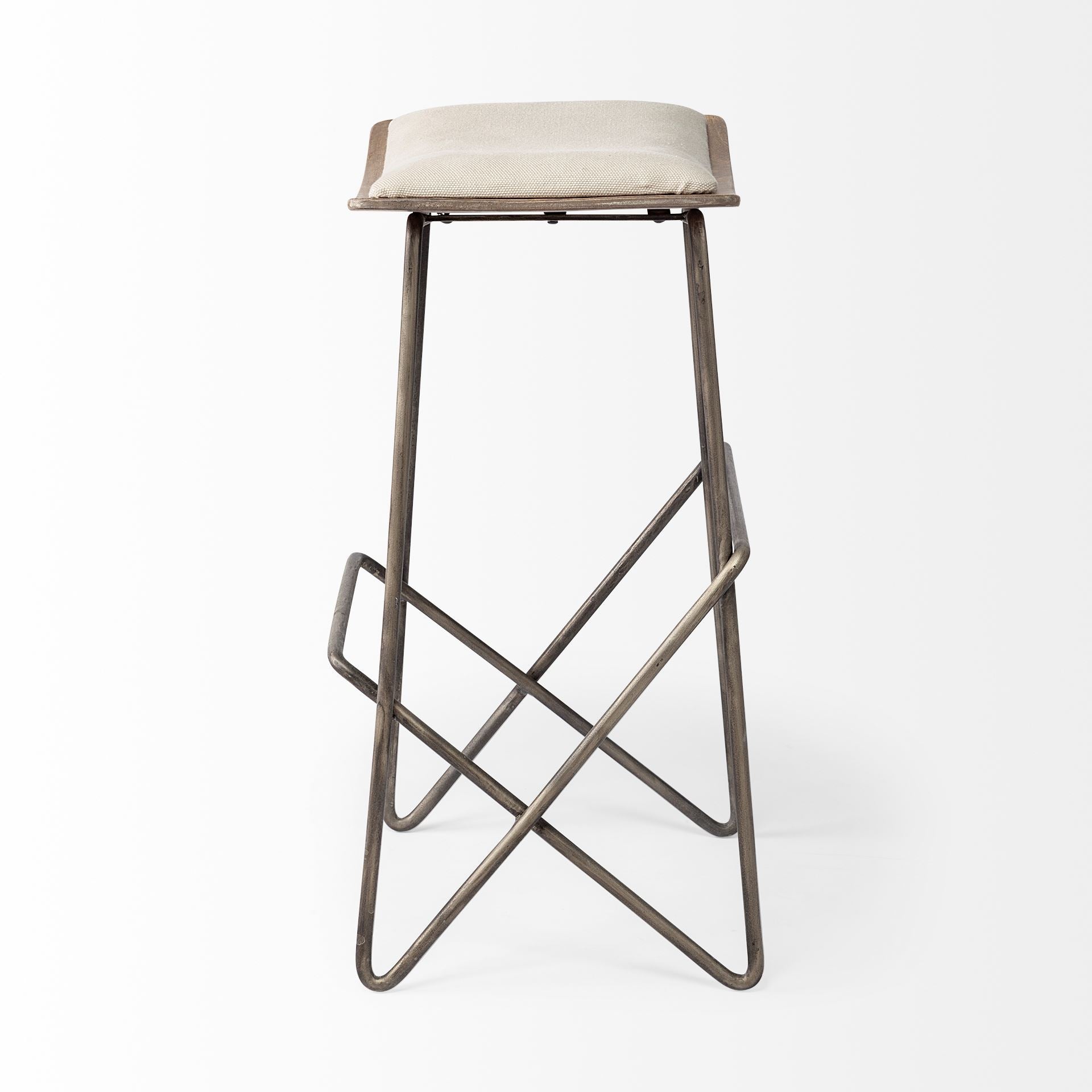 Katniss Fabric Seat Stool