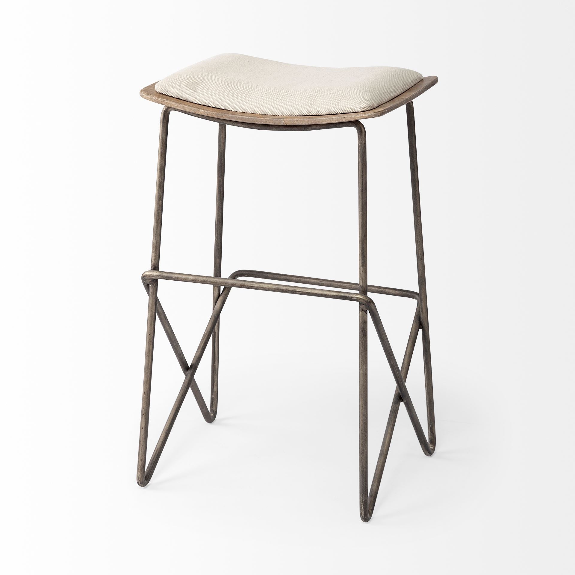 Katniss Fabric Seat Stool