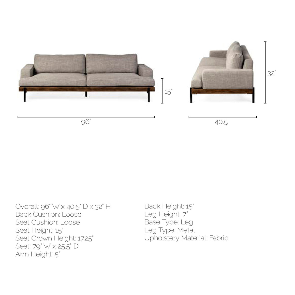 Colburne Upholstered Sofa