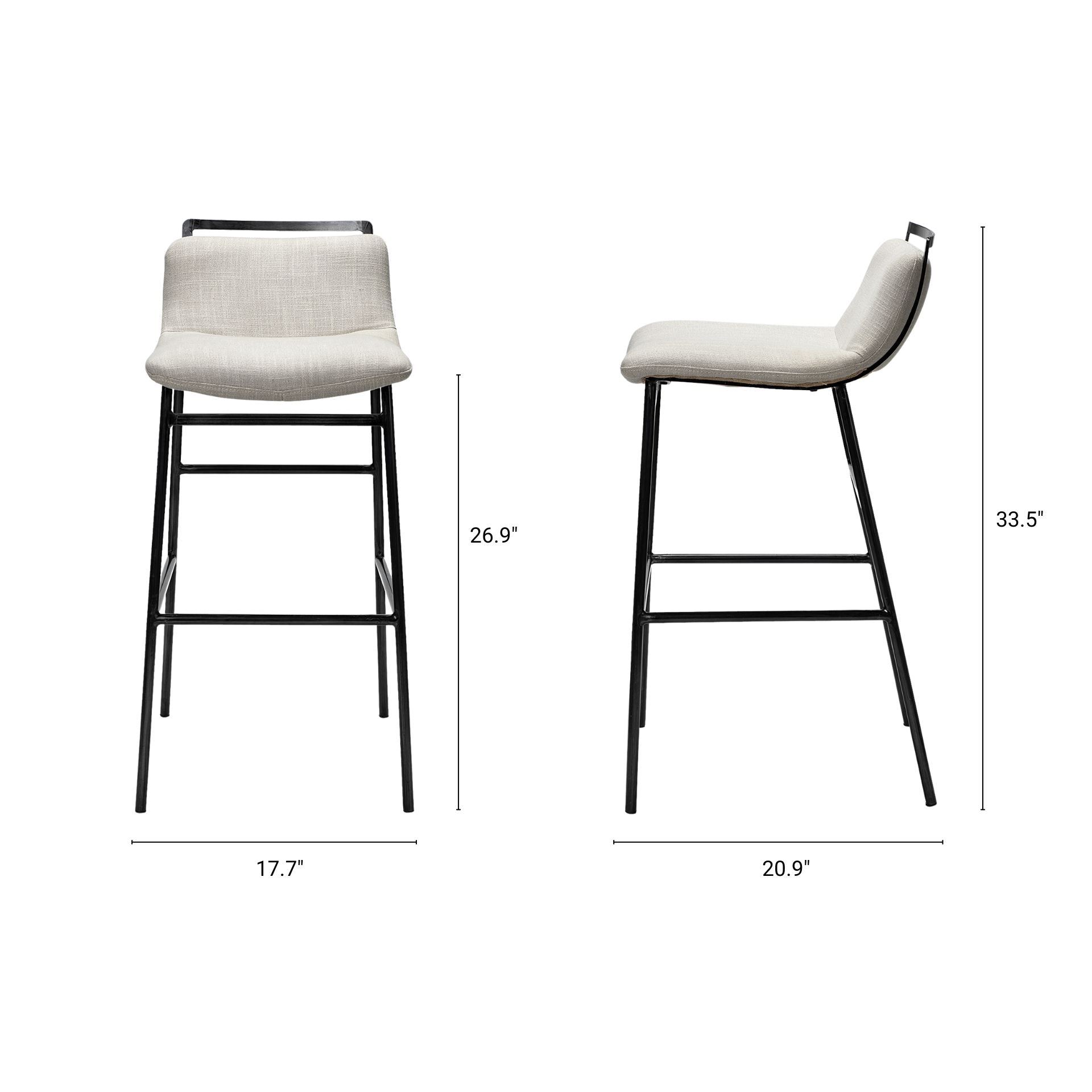 Kavalan Upholstered Seat Counter Stool