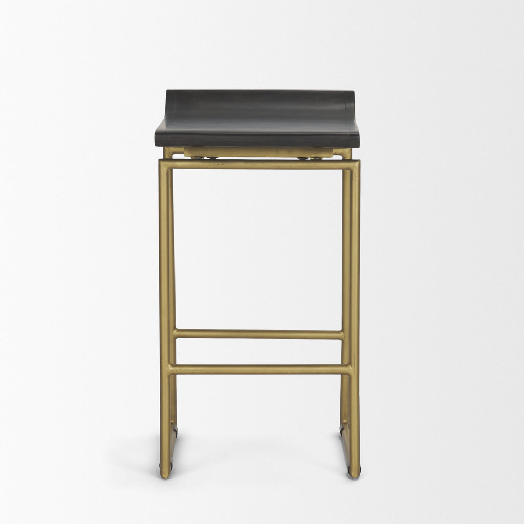 Givens Wood Seat Counter Stool