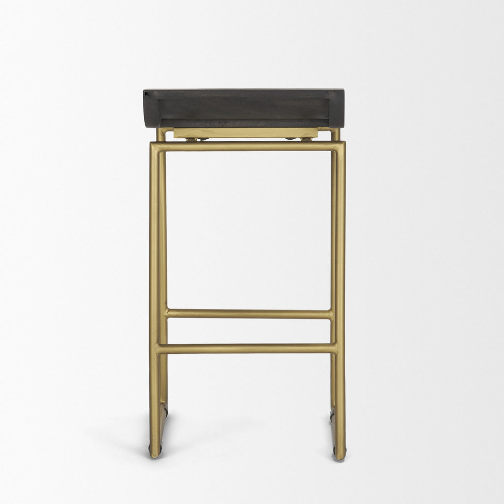 Givens Wood Seat Counter Stool