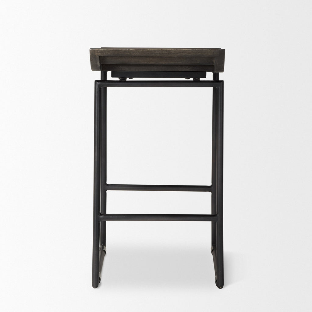 Givens Wood Seat Counter Stool