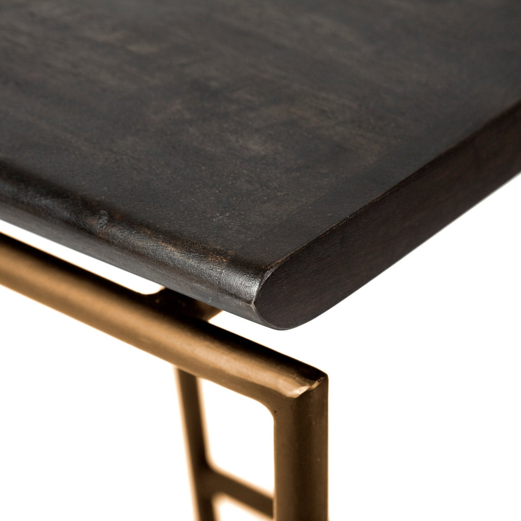 Givens Wood Seat Bar Stool