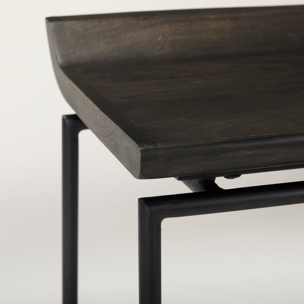 Givens Wood Seat Counter Stool