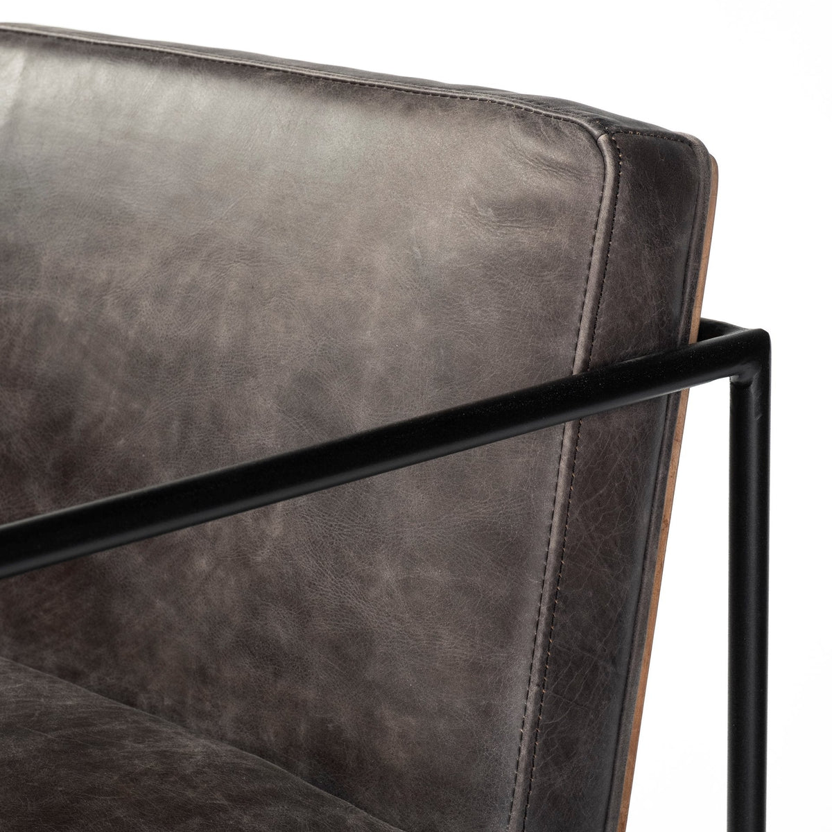 Stamford Leather Counter Stool