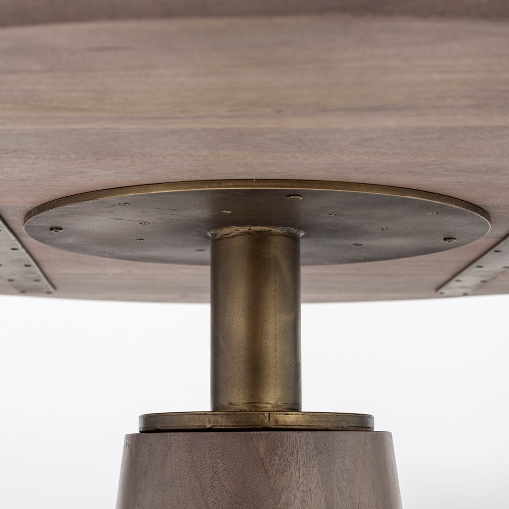 Maxwell 54" Round Wood Dining Table