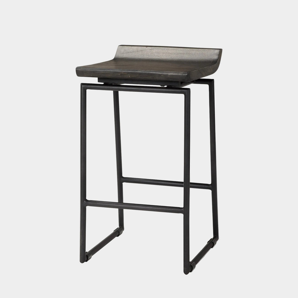Givens Wood Seat Counter Stool