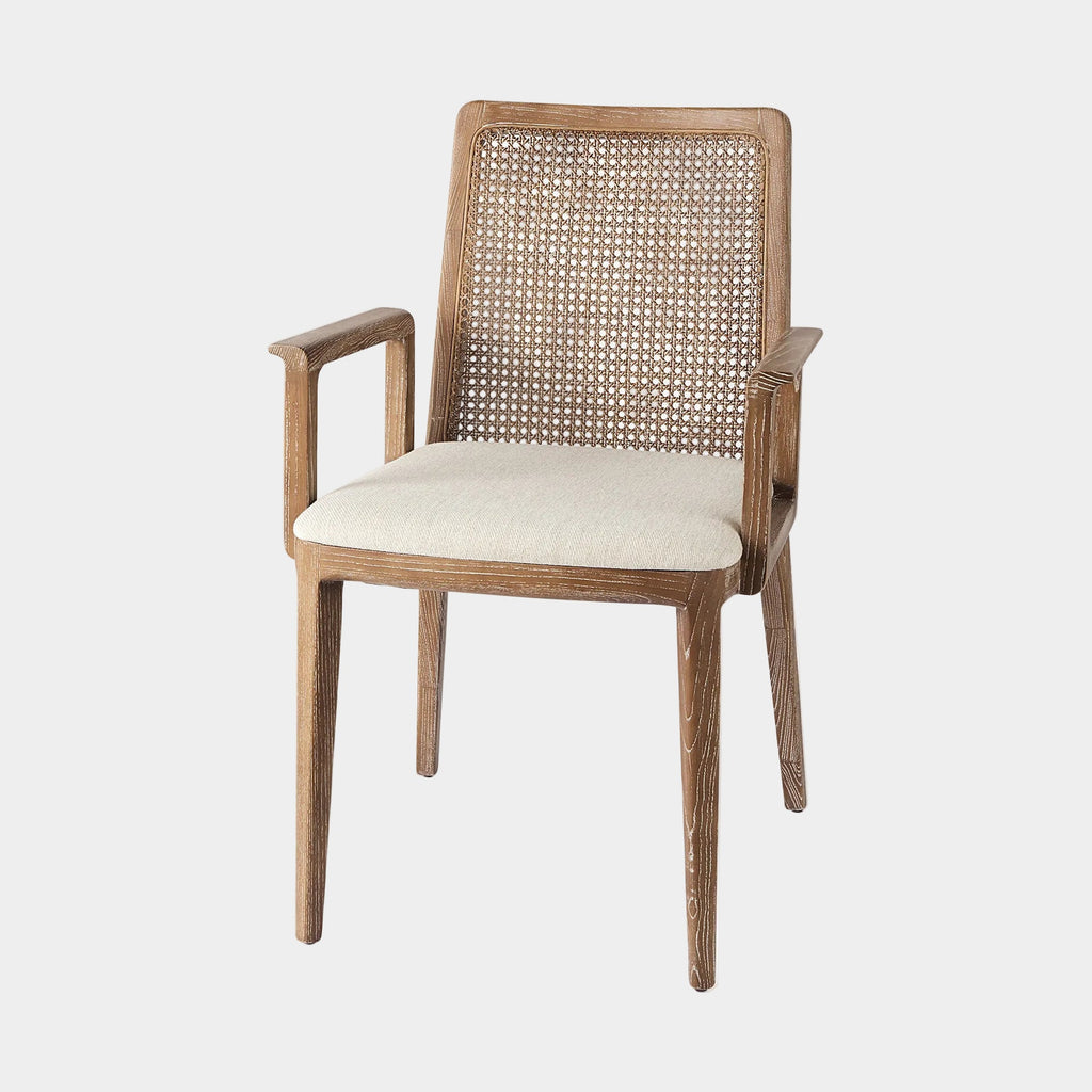 Clara Light Brown Cane Back Dining Chair