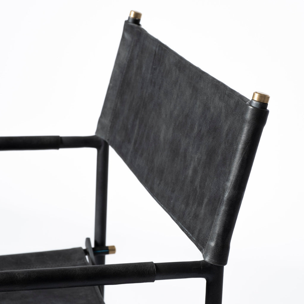 Direttore Leather Folding Dining Chair