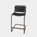 Berbick Leather Seat Counter Stool