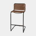 Berbick Leather Seat Bar Stool