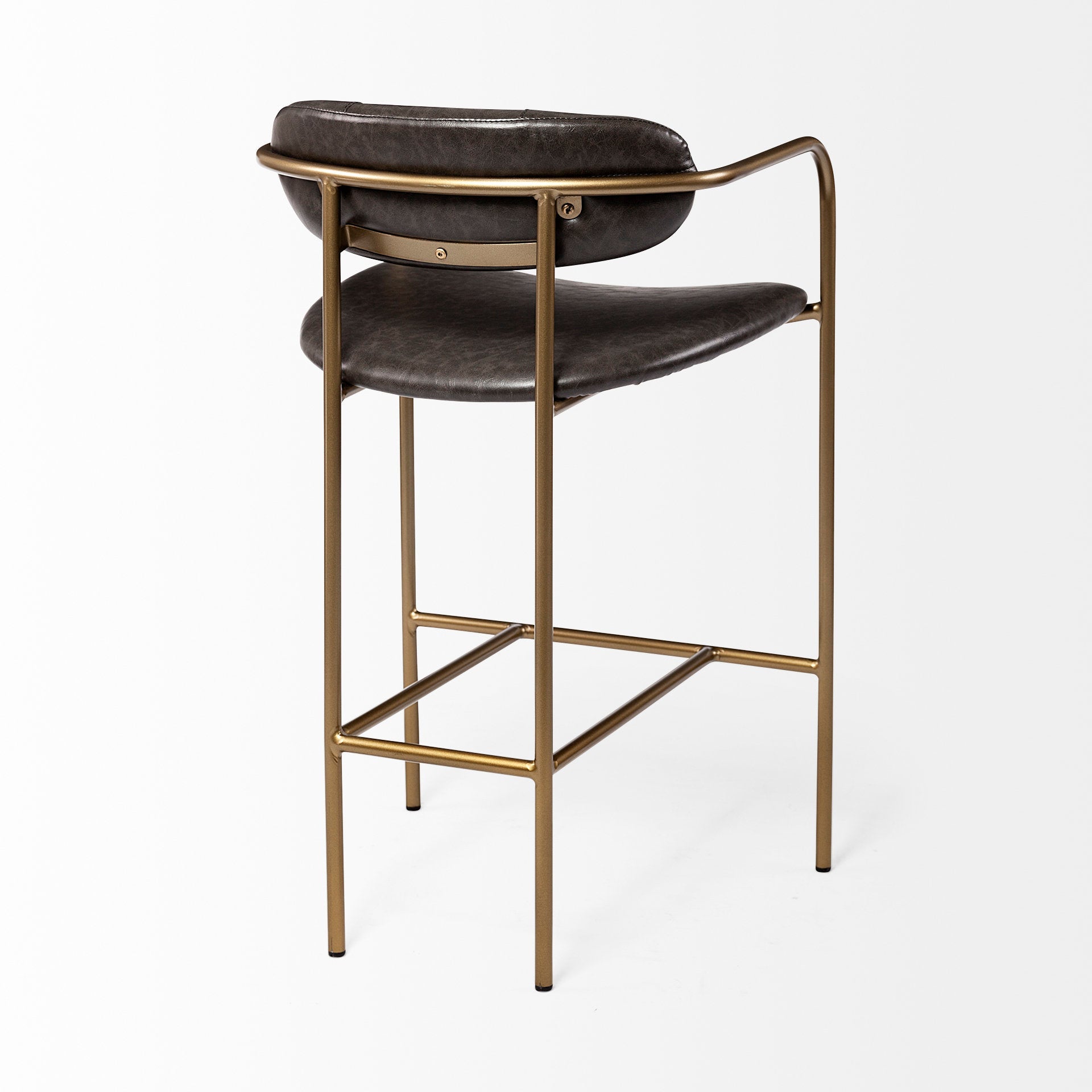 Parker Faux Leather Seat Counter Stool