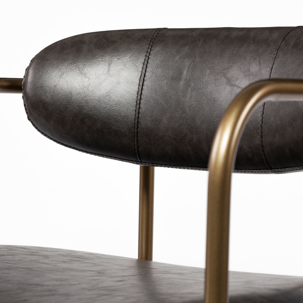 Parker Faux Leather Seat Counter Stool