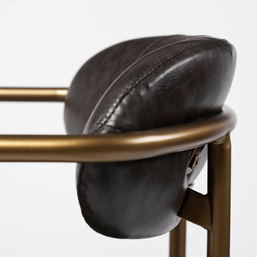 Parker Faux Leather Seat Counter Stool