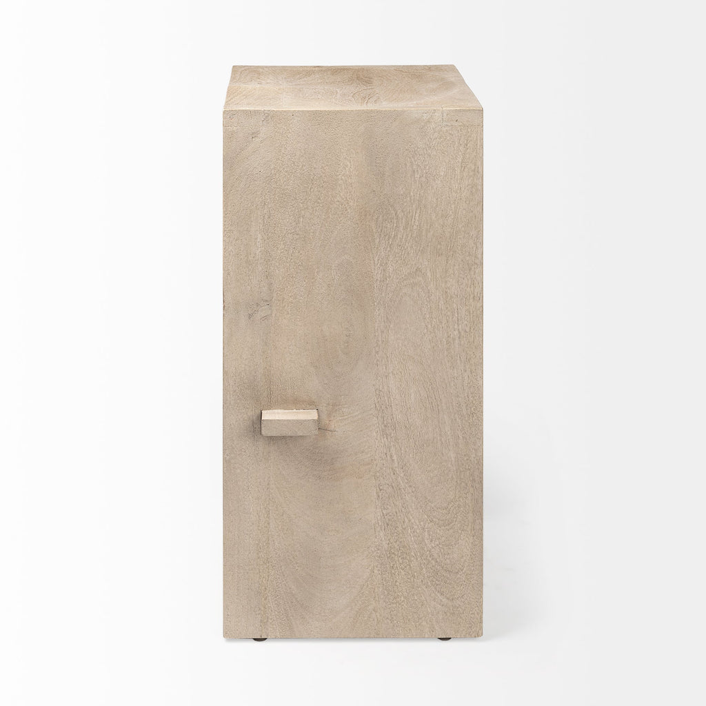 Aida Wood Seat Bar Stool