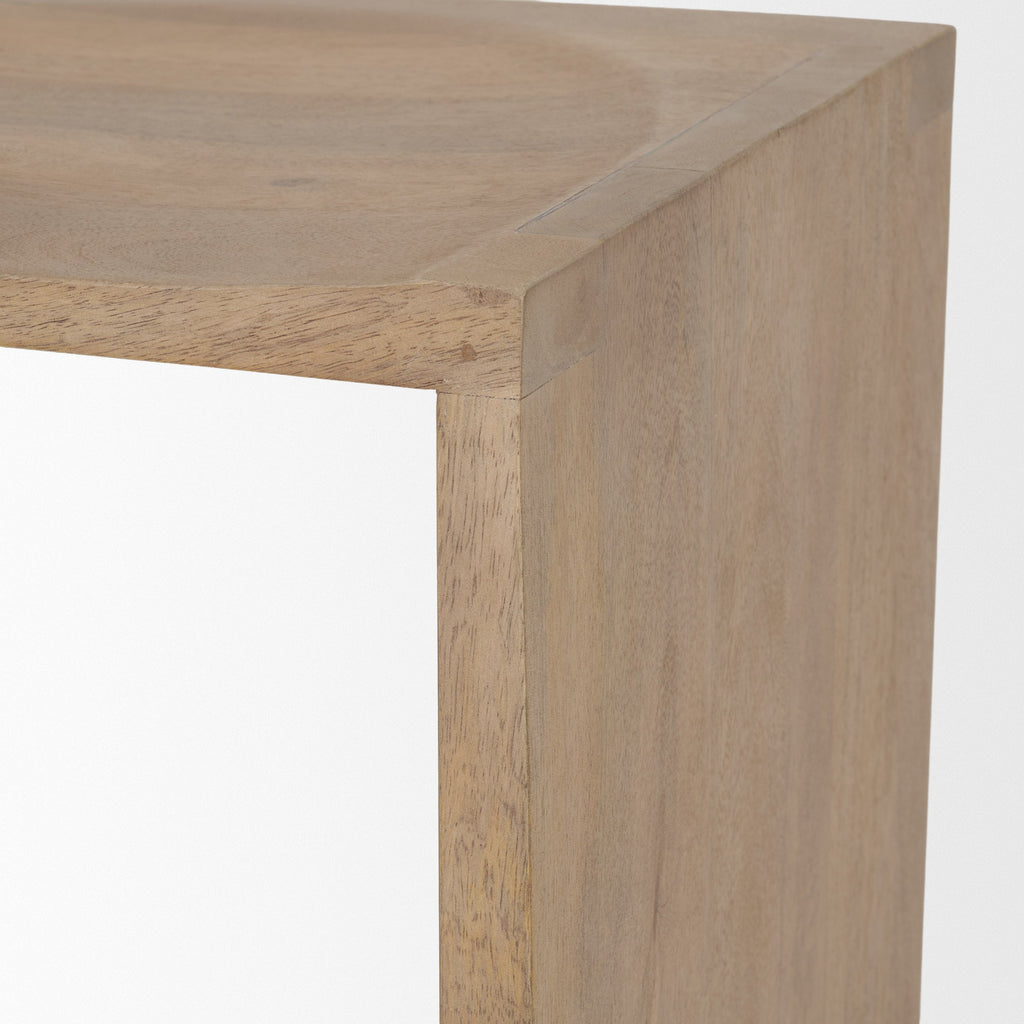 Aida Wood Seat Counter Stool