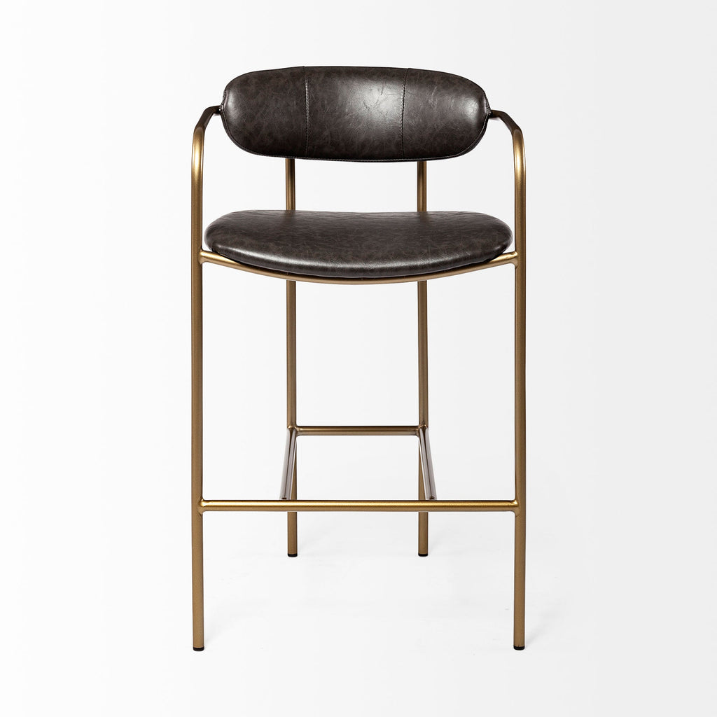 Parker Faux Leather Seat Counter Stool