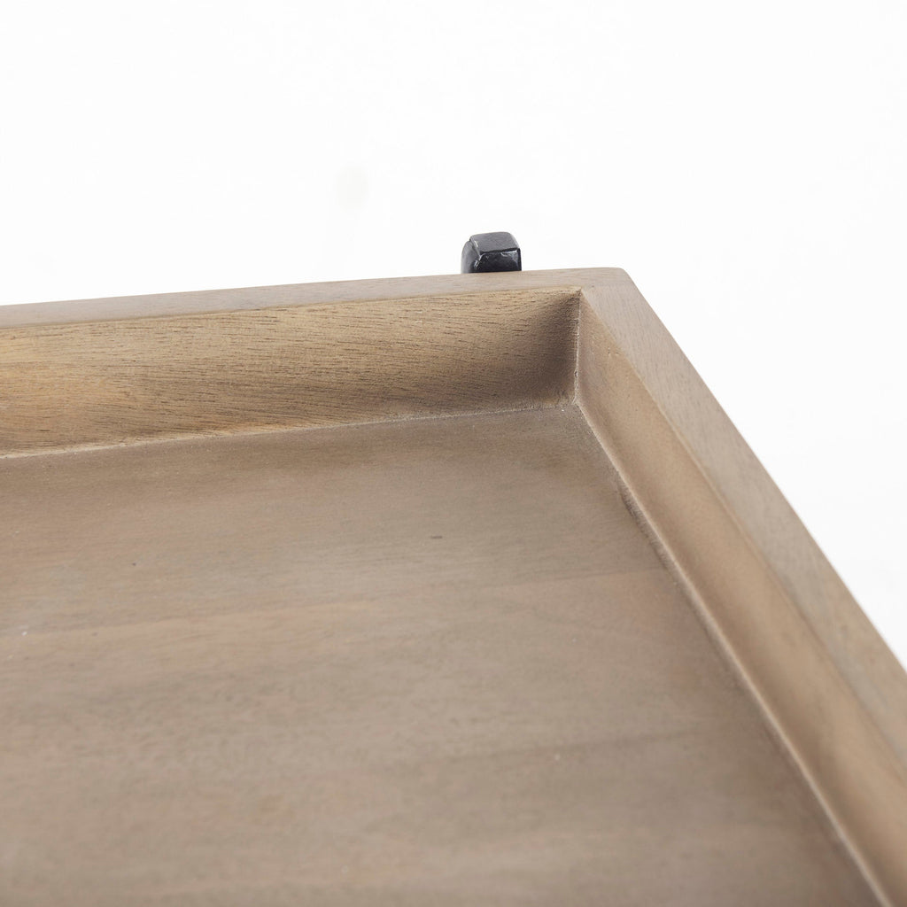 Trey Wood Accent Table
