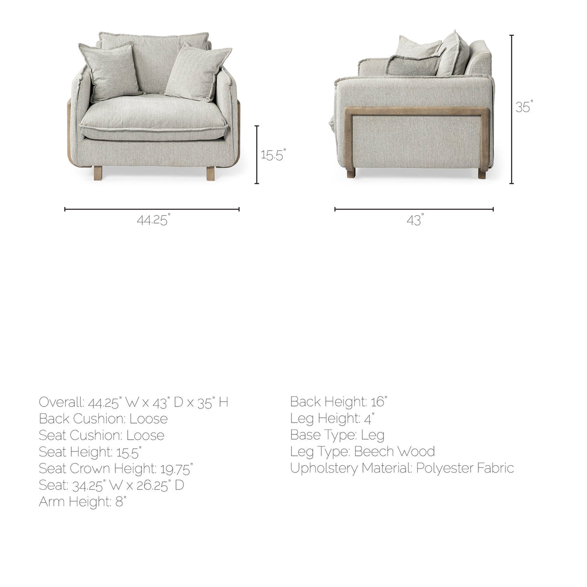 Roy Upholstered Chair