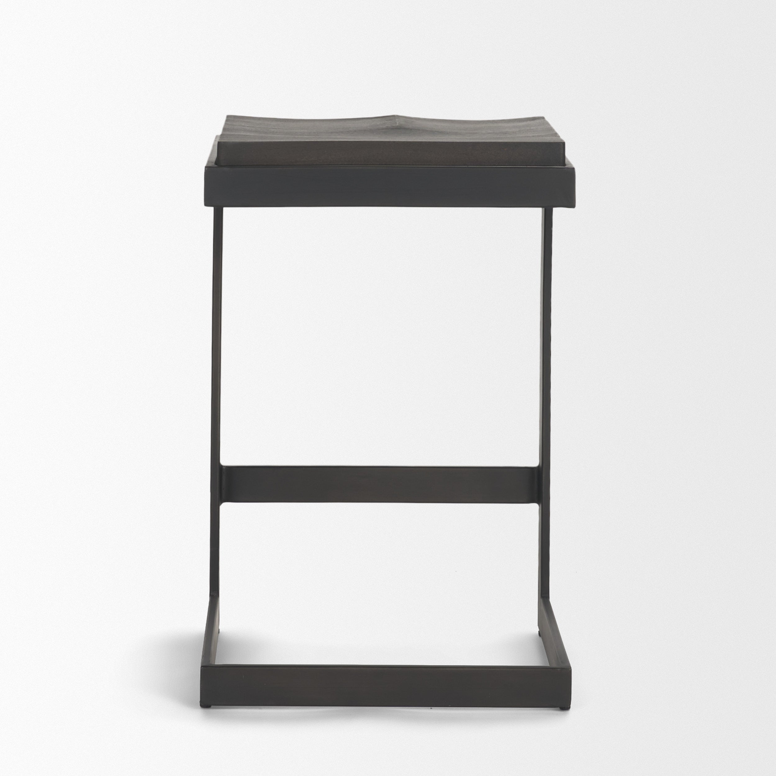 Kiran Wood Seat Bar/Counter Stool