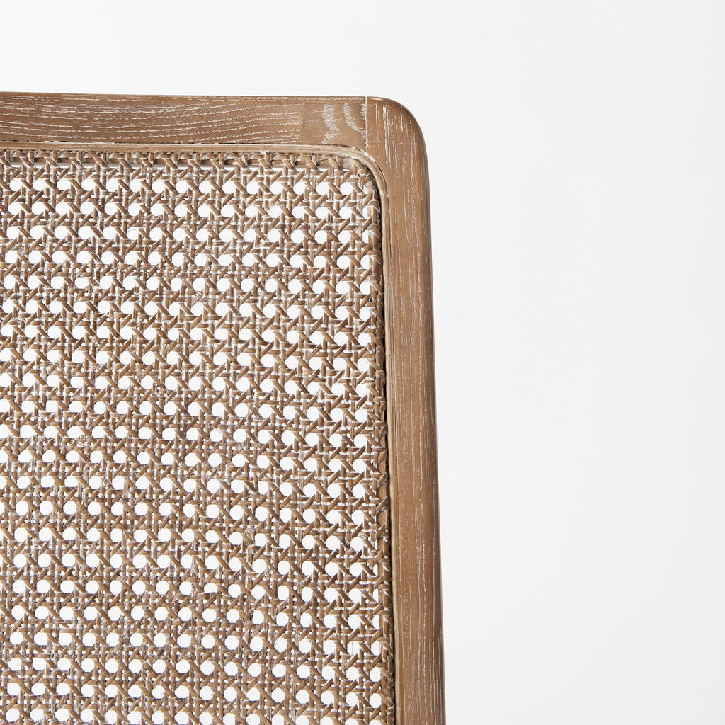Clara Light Brown Cane Back Dining Chair