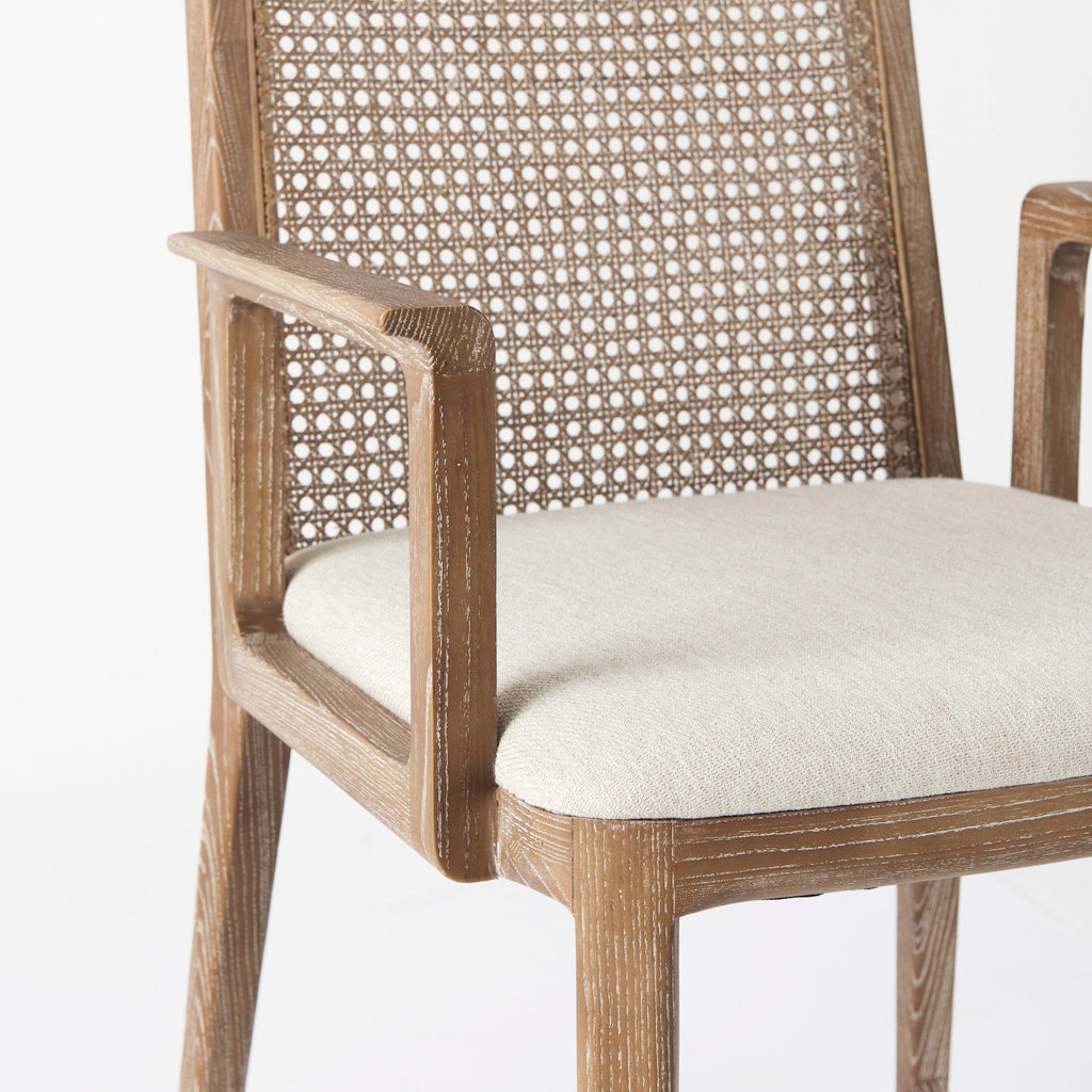 Clara Light Brown Cane Back Dining Chair