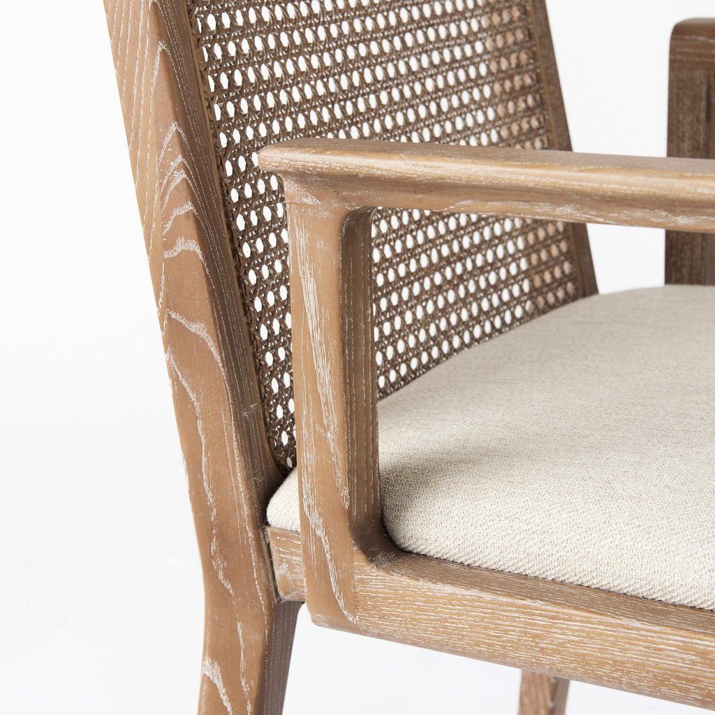 Clara Light Brown Cane Back Dining Chair